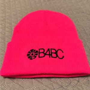 Pink Boarding for Breast Cancer Beanie